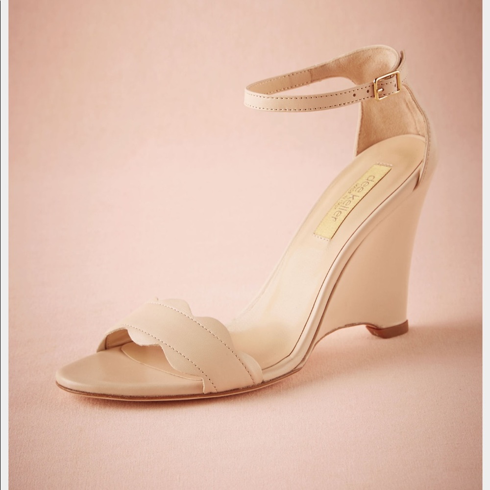 Cream 9 wedges BHLDN Wedding shoes! 👰🏼