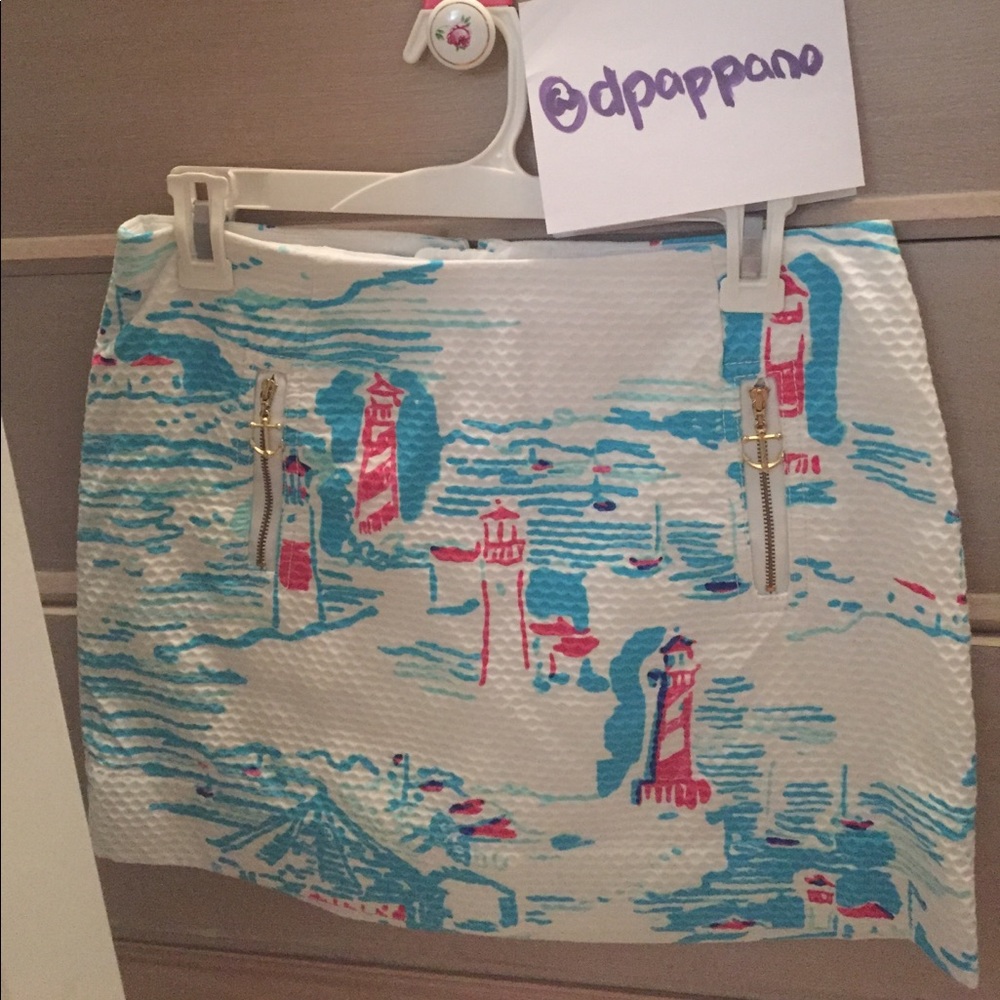 Lilly Pulitzer "Watch Out" Tate skirt