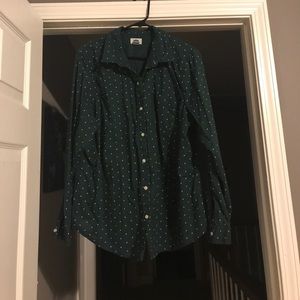 Old Navy Forest Green Button Down