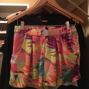 BCBG Maxazria print shorts.