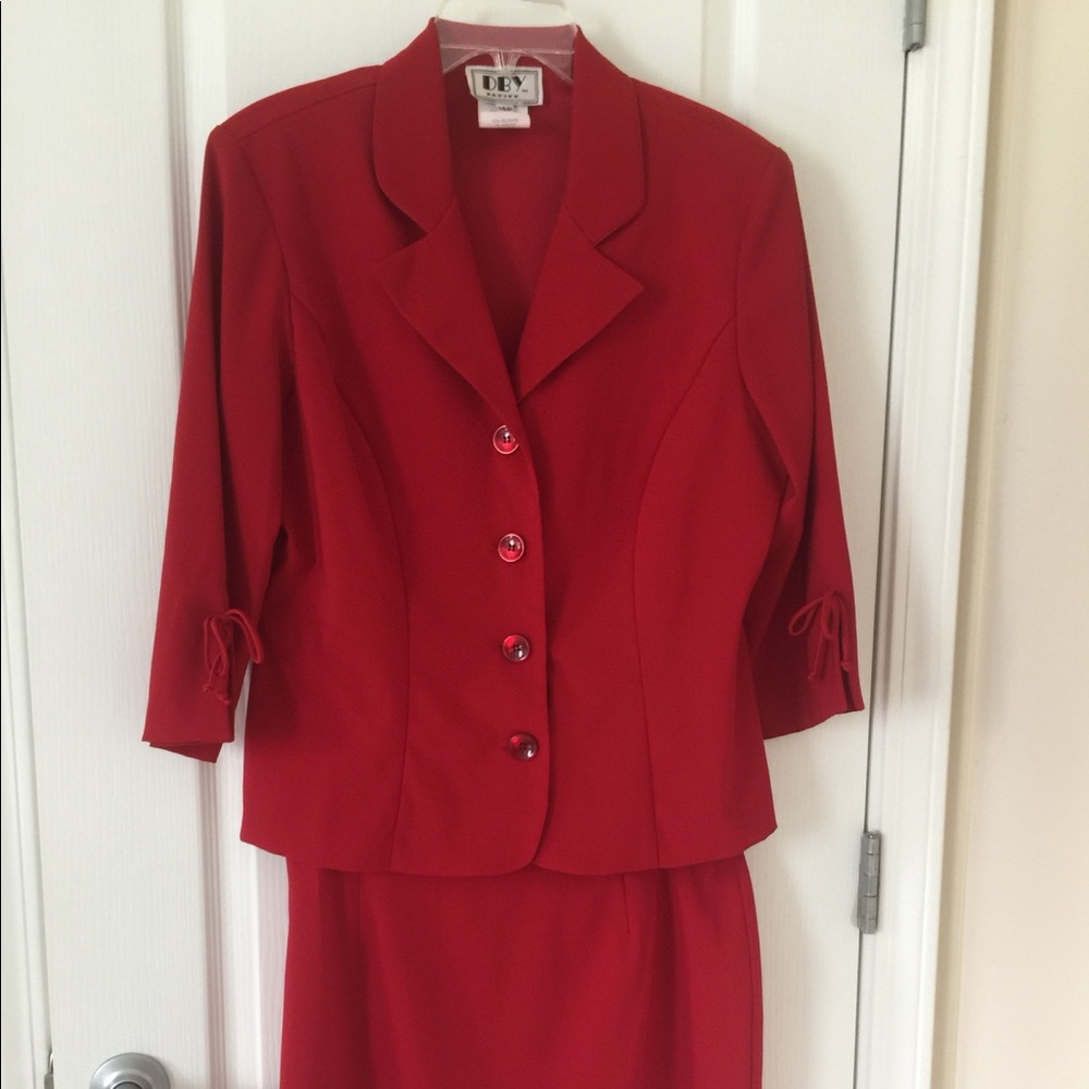 Red Women's Dress Suit