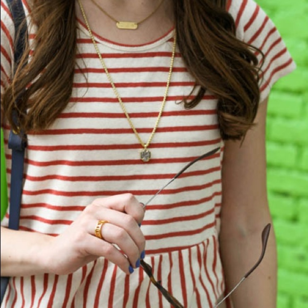 •SOLD•Kendra Scott Gunmetal Drusy Oliver Necklace - Picture 8 of 8