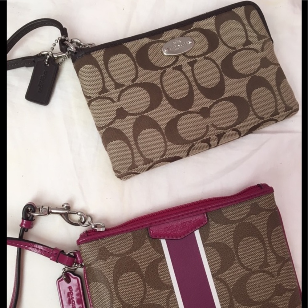 Coach wristlets