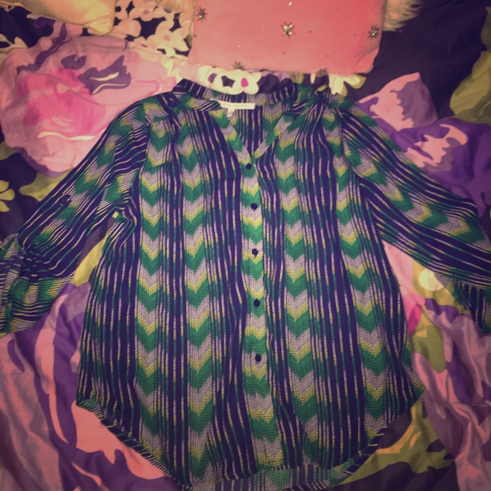 Collective Concepts- button down blouse