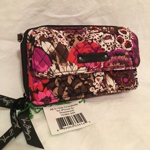 Vera Bradley All in One Crossbody in Rosewood NWT