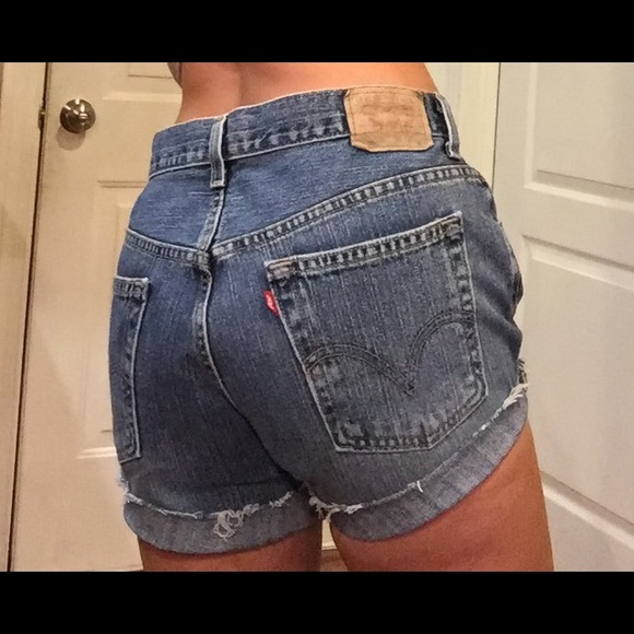Levi's Pants - Vintage Levi's 505 high waist cutoff jean shorts