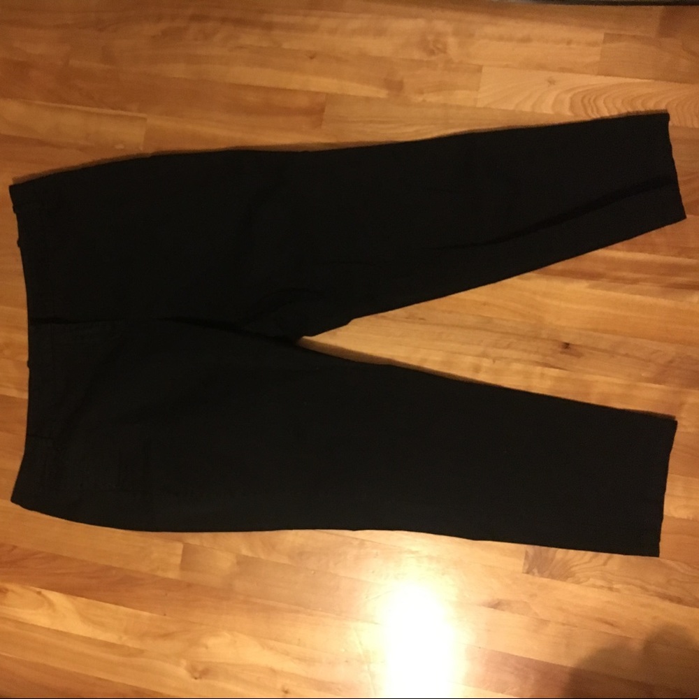 Straight black pants