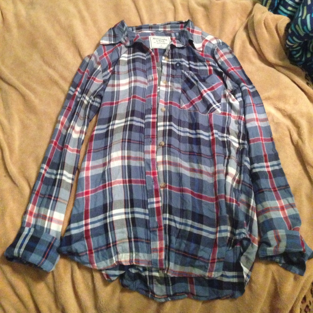 A&F Plaid Flannel.