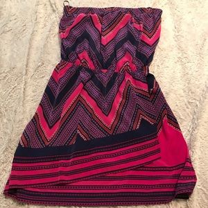 Express Strapless Short Dress