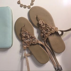 Dressy Nude heeled sandals