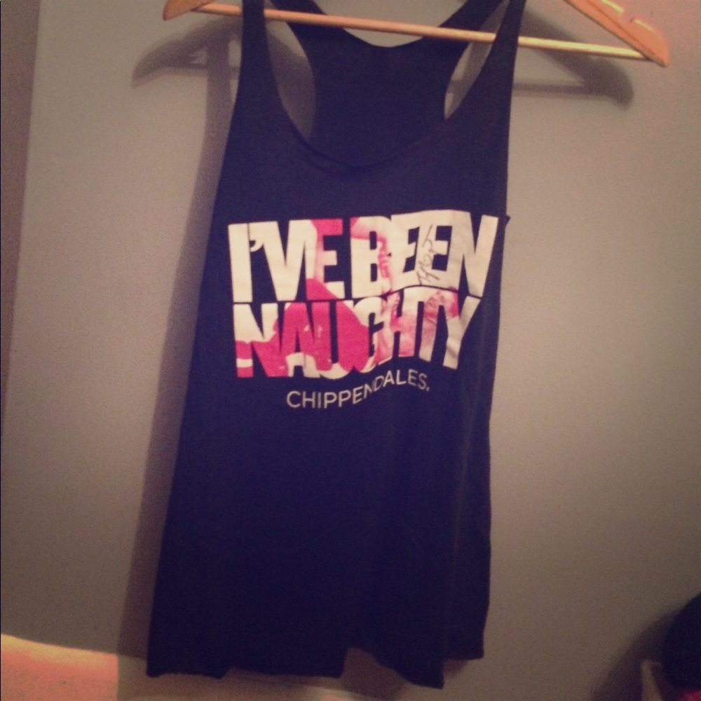 Signed chippendales tank top