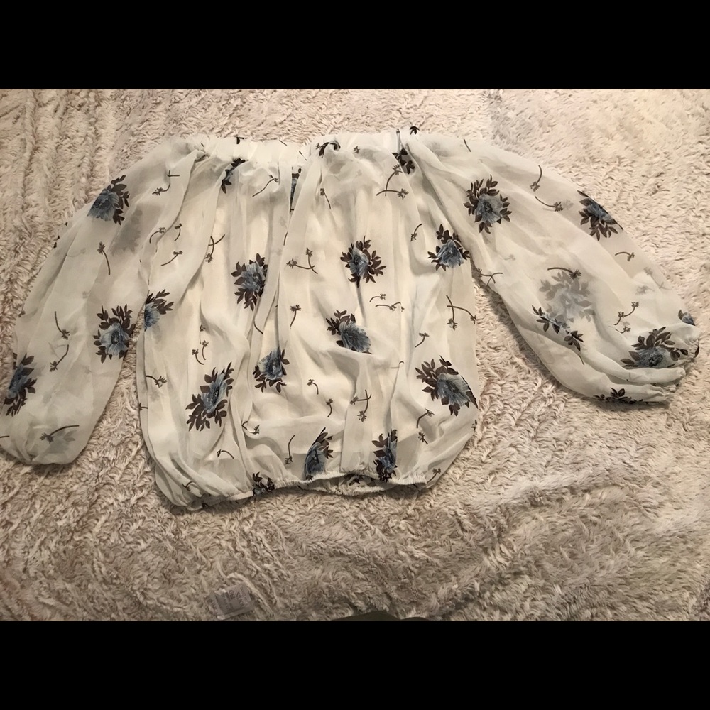 Floral Off the Shoulder top