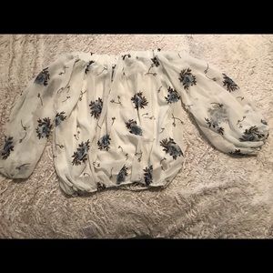 Floral Off the Shoulder top