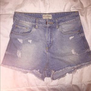 Zara denim shorts