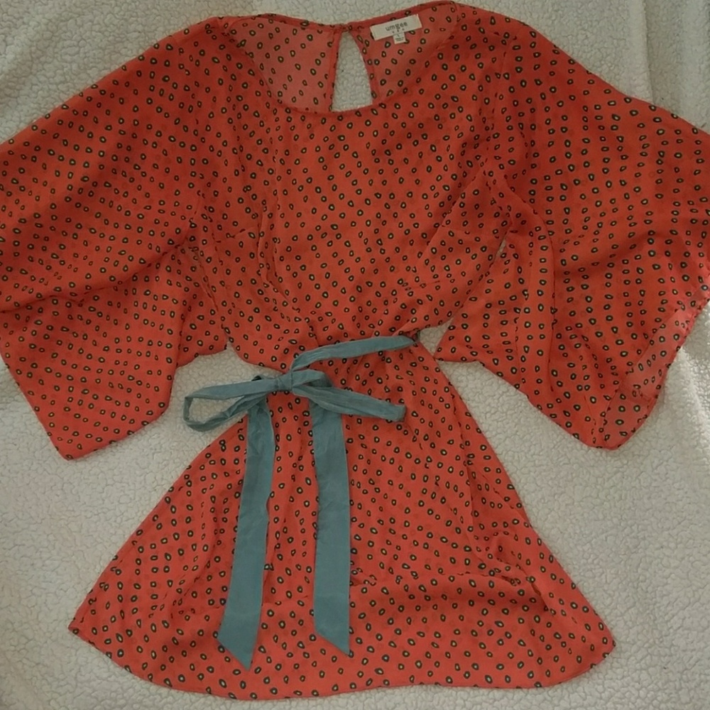 Umgee kimono short dress