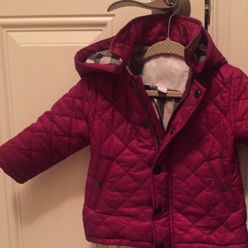 Burberry infant hooded jacket
