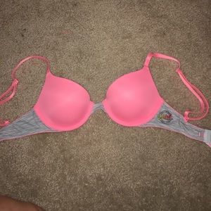 pink and grey victoria secret PINK bra