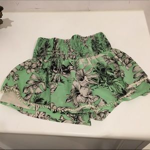 Floral Hawaiian print Zara skort