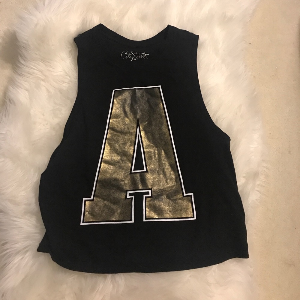BLACK MUSCLE TEE