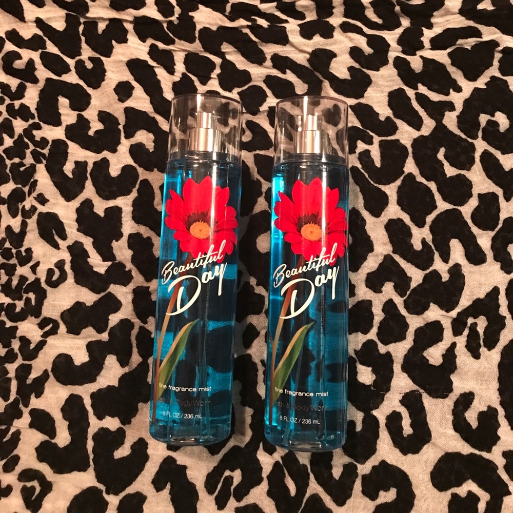 Set of 2! Beautiful Day Bath & Body Works Mist