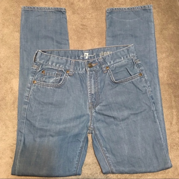 7 For All Mankind Boys' Slimmy Jeans - Picture 2 of 4