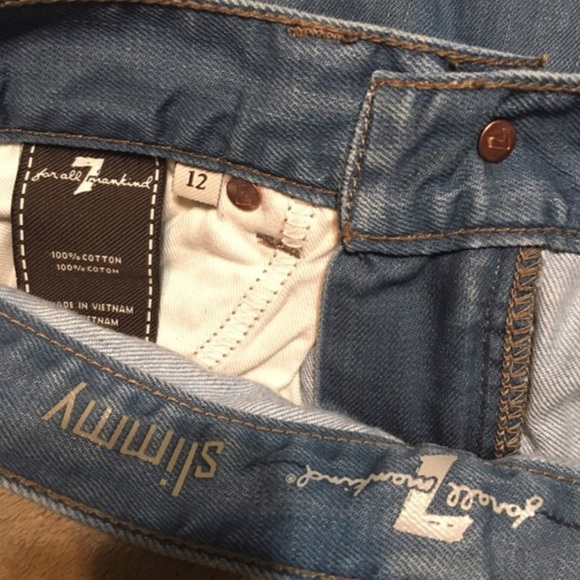 7 For All Mankind Boys' Slimmy Jeans - Picture 4 of 4