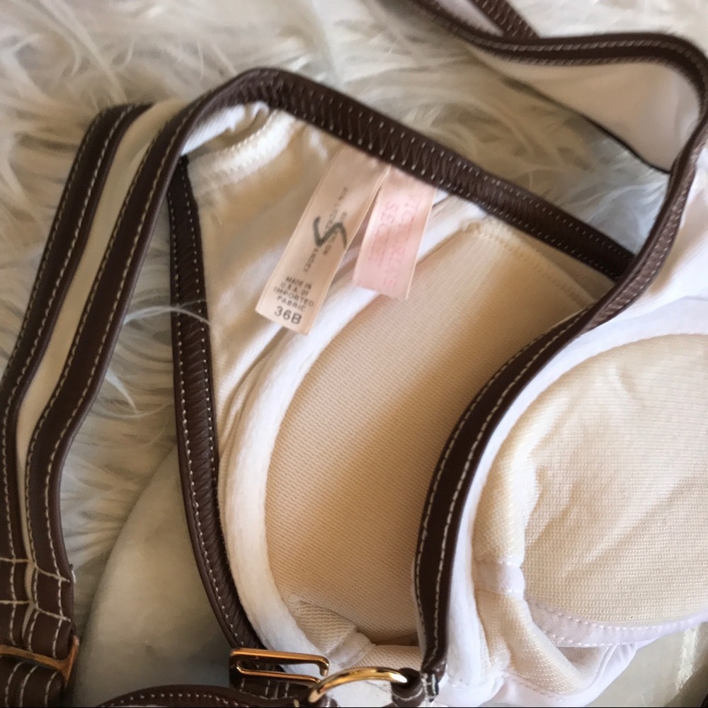 • Victoria's Secret • Leather Trim Bikini top - Picture 3 of 3