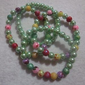 Green Bracelet Set
