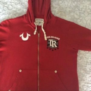 Red True Religion Hoodie