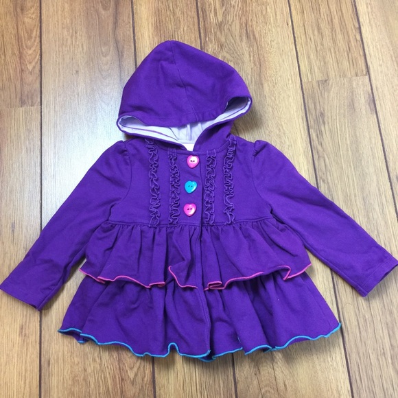 Kids Headquarters purple hooded jacket - Picture 1 of 5