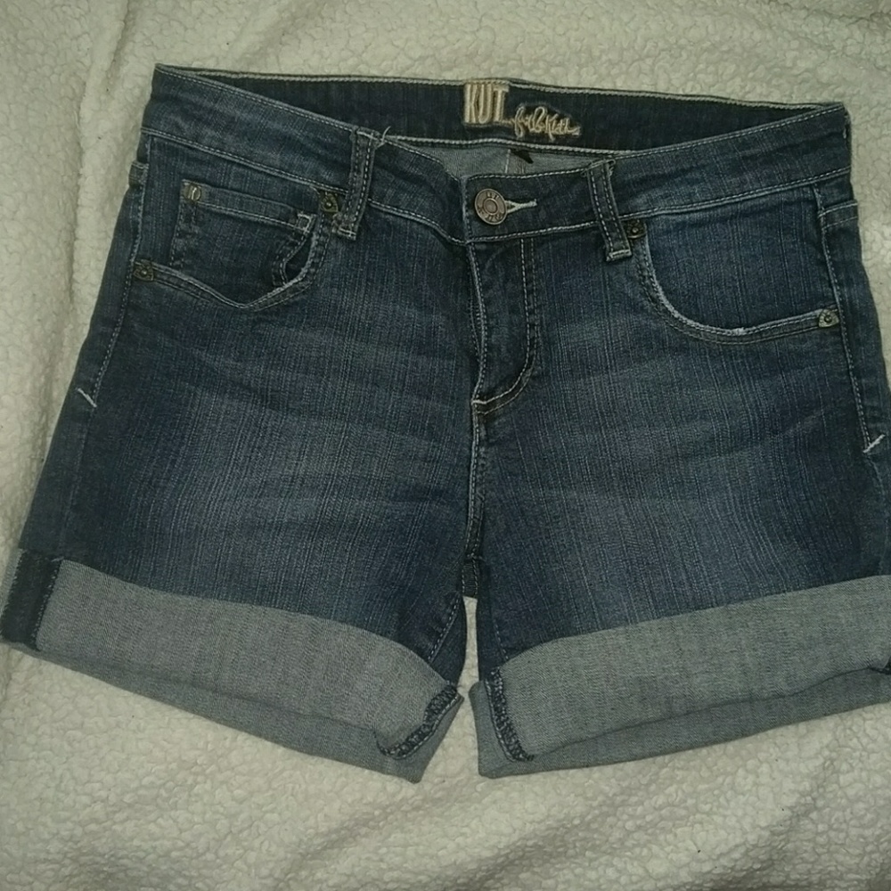 Denim shorts