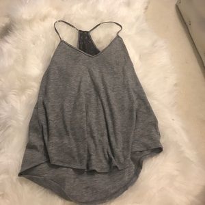 Tank top with lace detailing