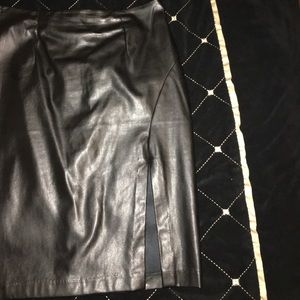 Forever 21 Faux Leather Pencil Skirt
