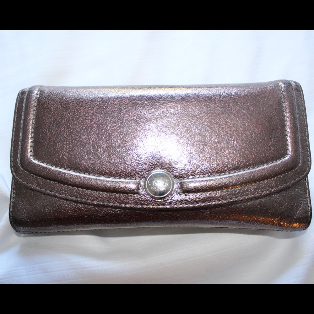 Coach Silver Wallet