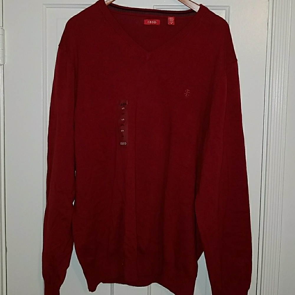Red sweater by Izod