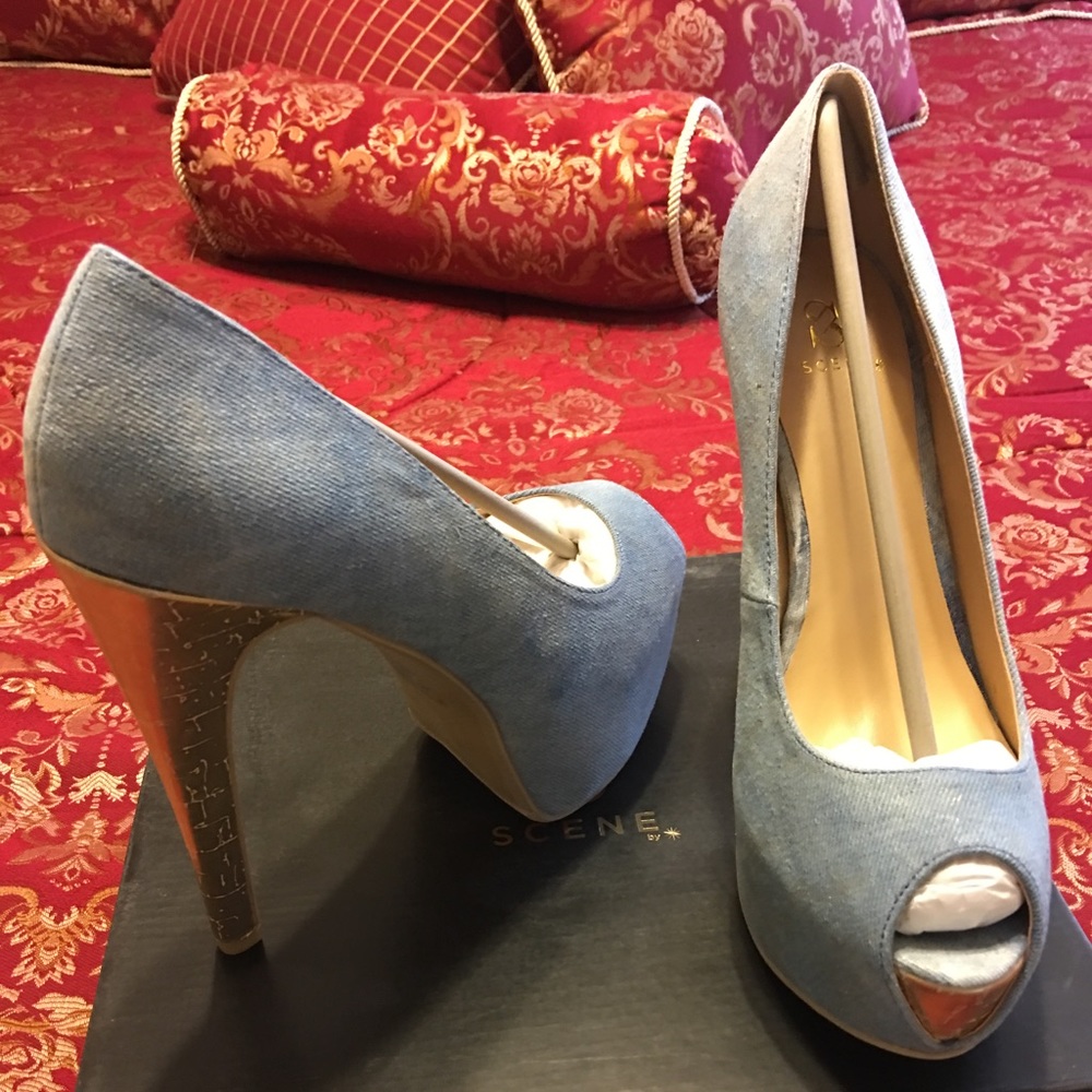 Sexy Denim Pumps
