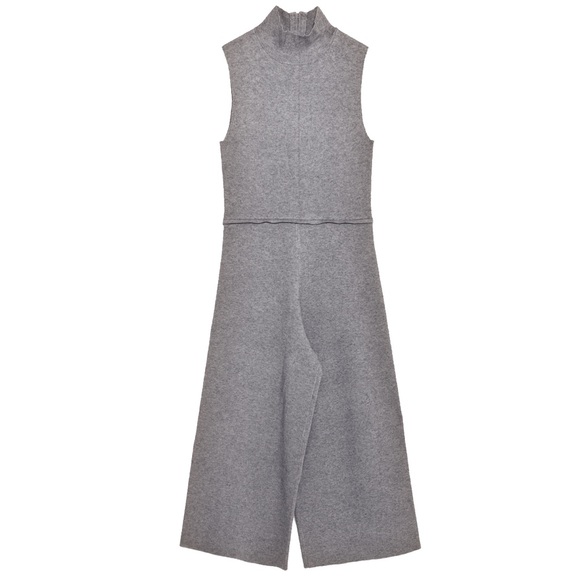 high neck jumpsuit zara
