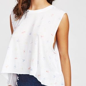 Wildfox Chad Cross Country Tank - NWT - Sz. S