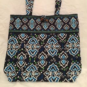 Vera Bradley Tote in Ink Blue