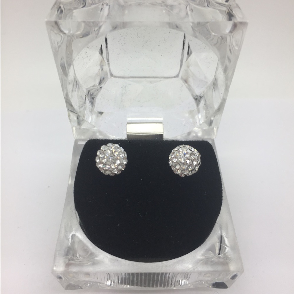 Sterling silver Swarovski elements earrings