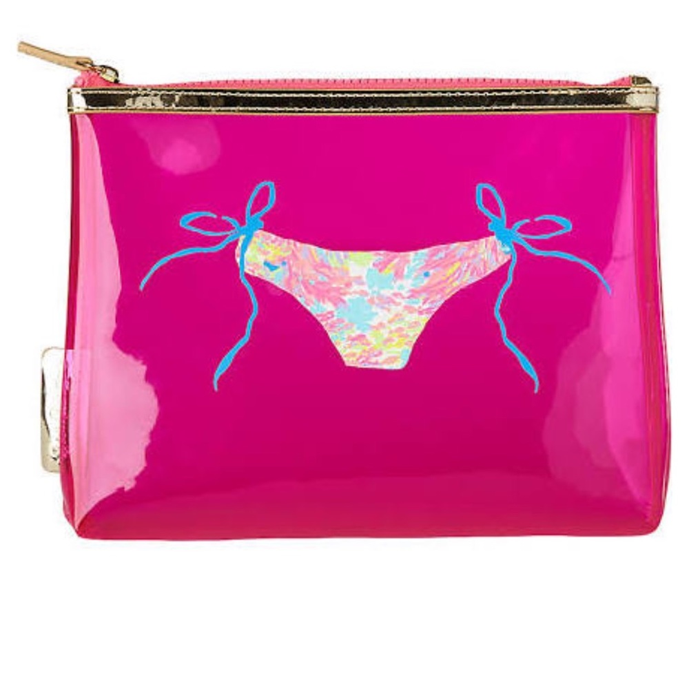 Lilly Pulitzer Medium Beach Pouch in Dragonfruit