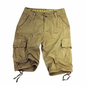 Men's Cargo Shorts Khak color #27S-KH