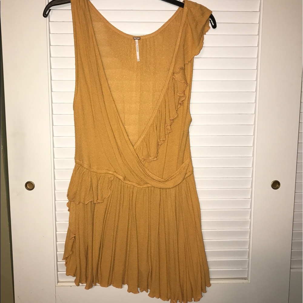 Free People Wrap Peplum Tank