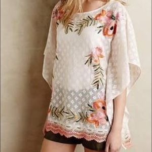 Akemi + Kin for Anthropologie embroidered poncho