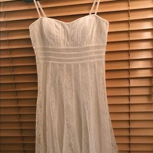 White Lace Cache Dress