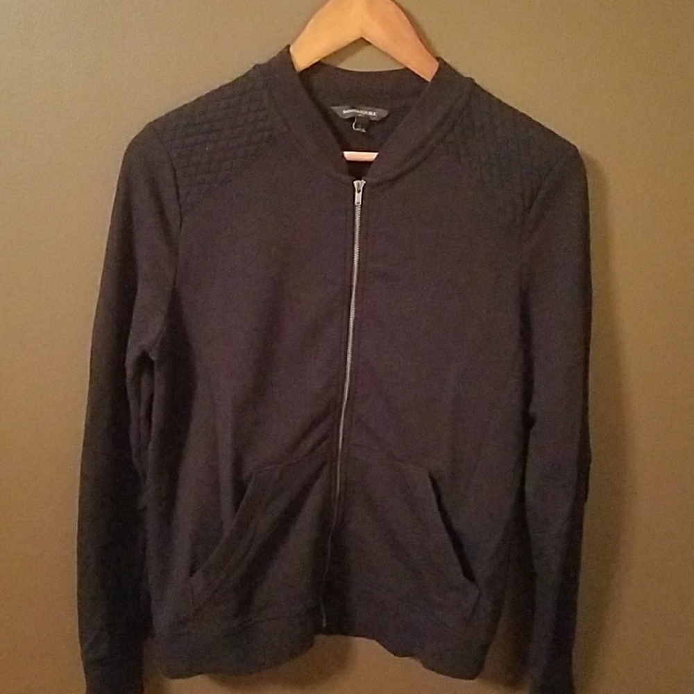 Blacker cotton zip up