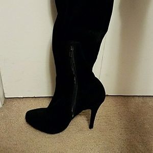 High heeled boots