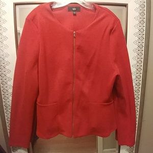 Mossimo Supply Co. Collarless Peplum Blazer