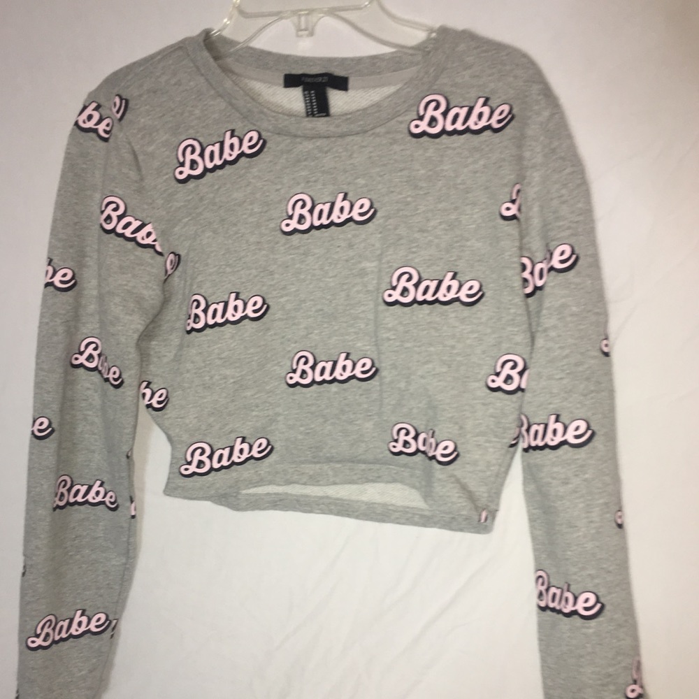 Babe Crop Top Sweater