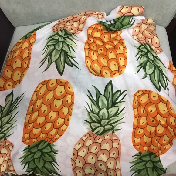 🍍 Pineapple round beach throw - Picture 4 of 7